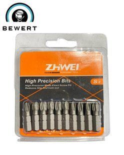 Биты ZHIWEI PH1х25 (10 шт) Биты ZHIWEI 1 фото