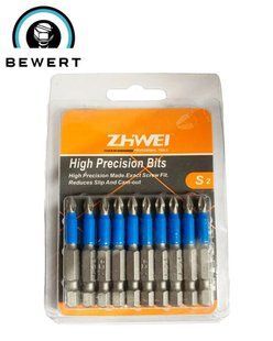 Биты ZHIWEI PH2х50 (10 шт) Биты ZHIWEI 3 фото